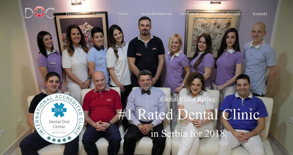 trick web studio dental oral centar web sajt za stomatolosku ordinaciju